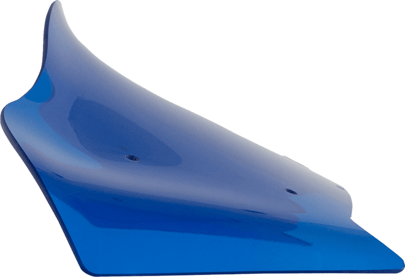 KLOCK WERKS 2310-0882 Kolor Flare® Windshield - 8" - Blue - '23-'25 FLHX — image 1 of 4