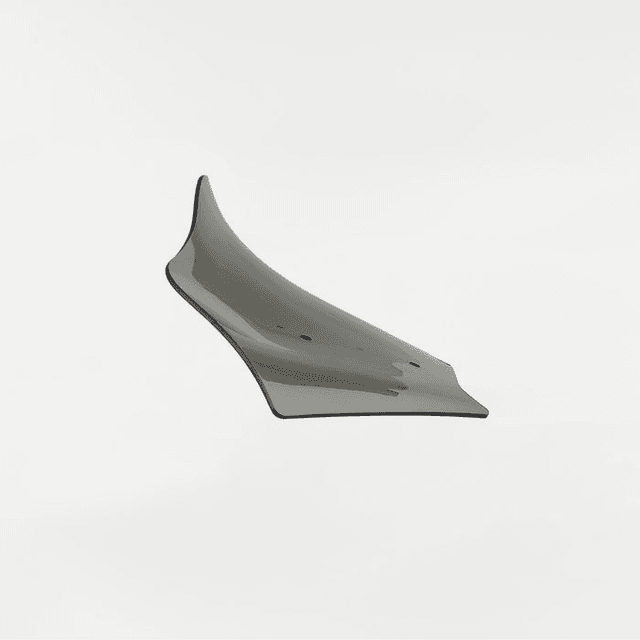 KLOCK WERKS 2310-0915 Flare® Windshield - 10" - Dark Smoke - '23-'25 FLHX — image 1 of 3