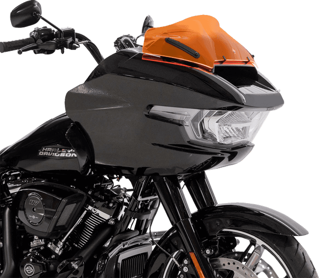 KLOCK WERKS 2310-0921 Ice Flare® Windshield - 8" - Orange Ice - '23-'25 FLTRX — image 3 of 3