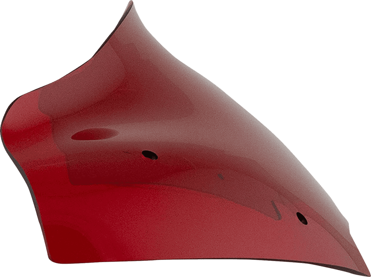 KLOCK WERKS 2310-0925 Kolor Flare® Windshield - 8" - Red - '23-'25 FLTRX