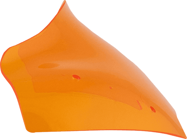 KLOCK WERKS 2310-0926 Kolor Flare® Windshield - 8" - Orange - '23-'25 FLTRX — image 1 of 3