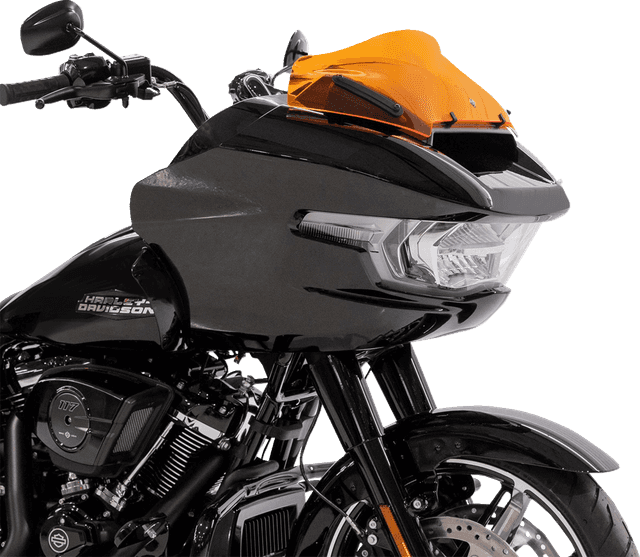 KLOCK WERKS 2310-0926 Kolor Flare® Windshield - 8" - Orange - '23-'25 FLTRX — image 3 of 3