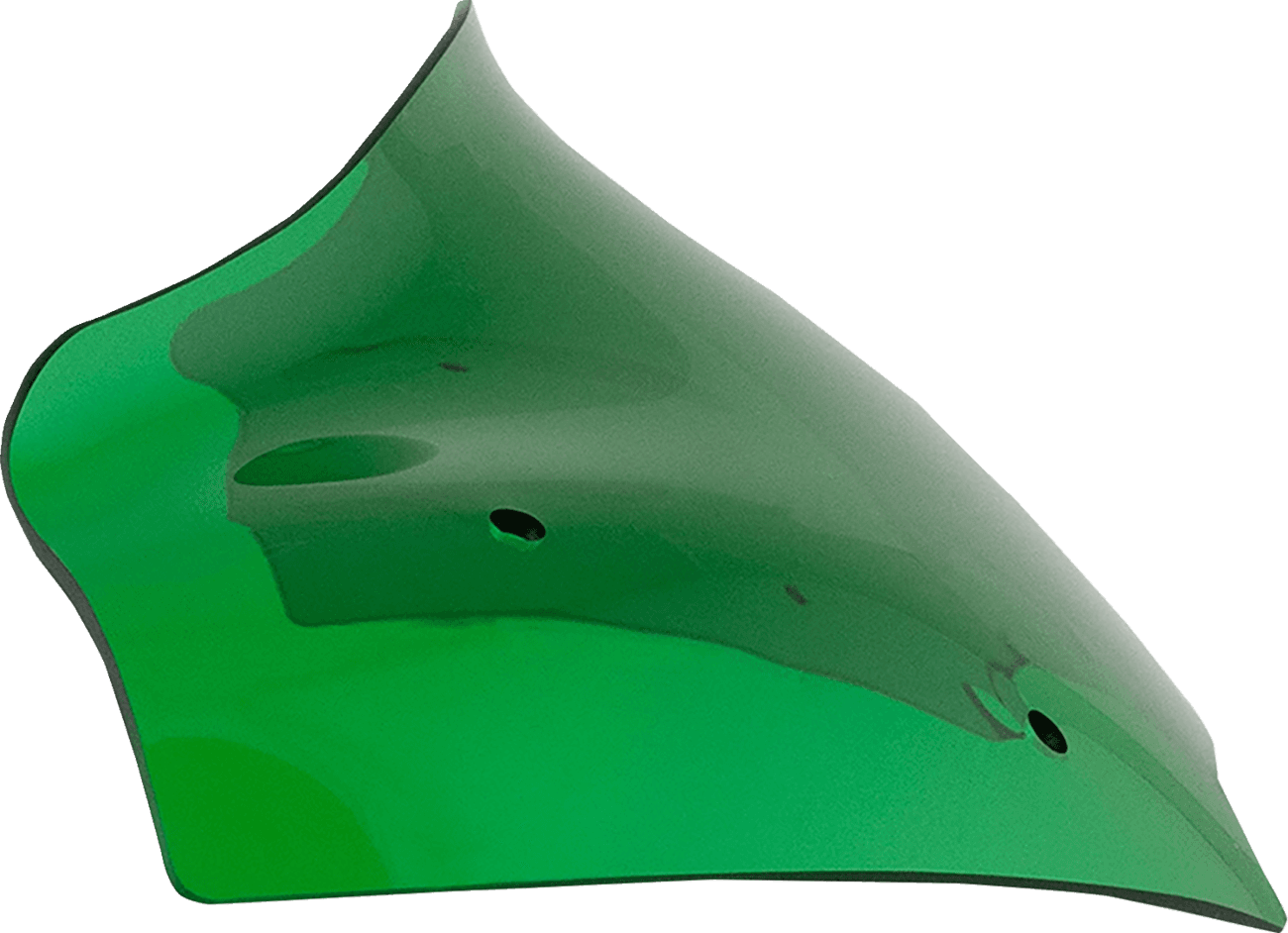 KLOCK WERKS 2310-0928 Kolor Flare® Windshield - 8" - Green - '23-'25 FLTRX