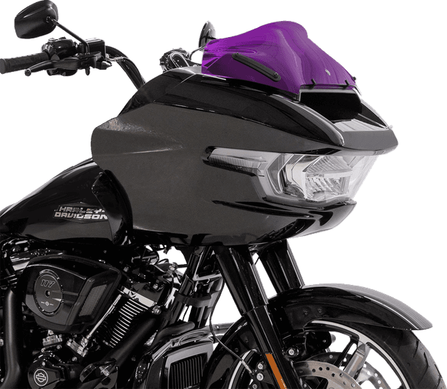KLOCK WERKS 2310-0930 Kolor Flare® Windshield - 8" - Purple - '23-'25 FLTRX — image 3 of 3