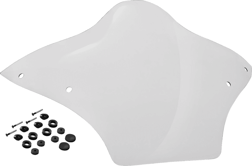 MEMPHIS SHADES 2310-0933 Windshield - BRL Race Bubble - Clear - FLTRX — image 1 of 6