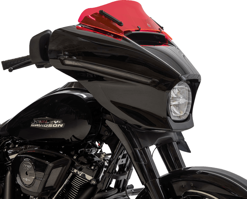 KLOCK WERKS 2310-0946 Ice Flare® Windshield - 6-1/2" - Pink Ice - FLHX — image 2 of 2