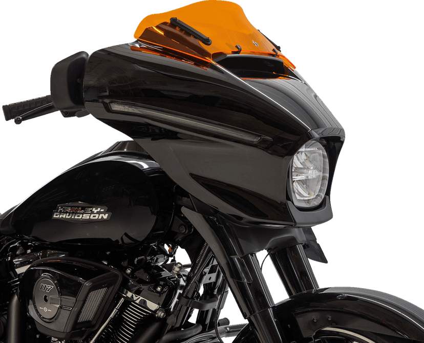 KLOCK WERKS 2310-0952 Kolor Flare® Windshield - 6-1/2" - Orange - '23-'25 FLHX — image 2 of 2