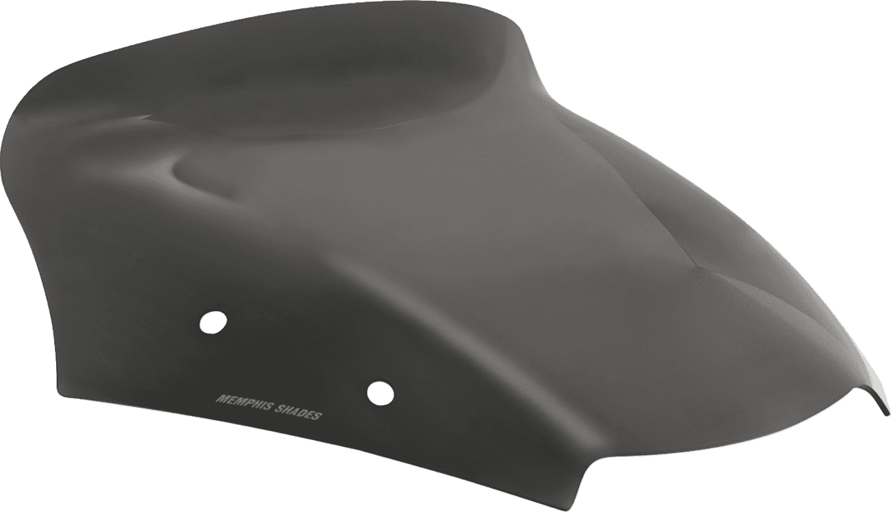 MEMPHIS SHADES 2310-0972 Spoiler Windshield - 5" - Dark Black Smoke - FLTR
