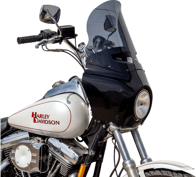 KLOCK WERKS 23101012 Flare® Windshield - Road Warrior Fairing - 15" - Dark Smoke — image 3 of 5