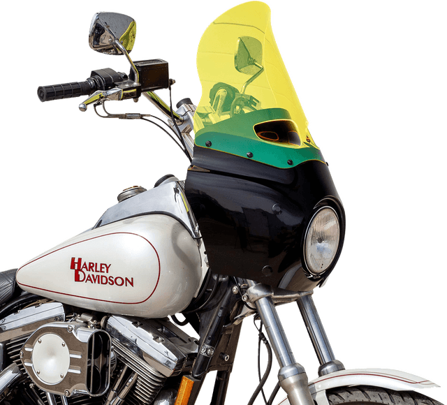 KLOCK WERKS 23101015 Ice Flare® Windshield - 15" - Yellow Ice - Road Warrior Fairing — image 3 of 4