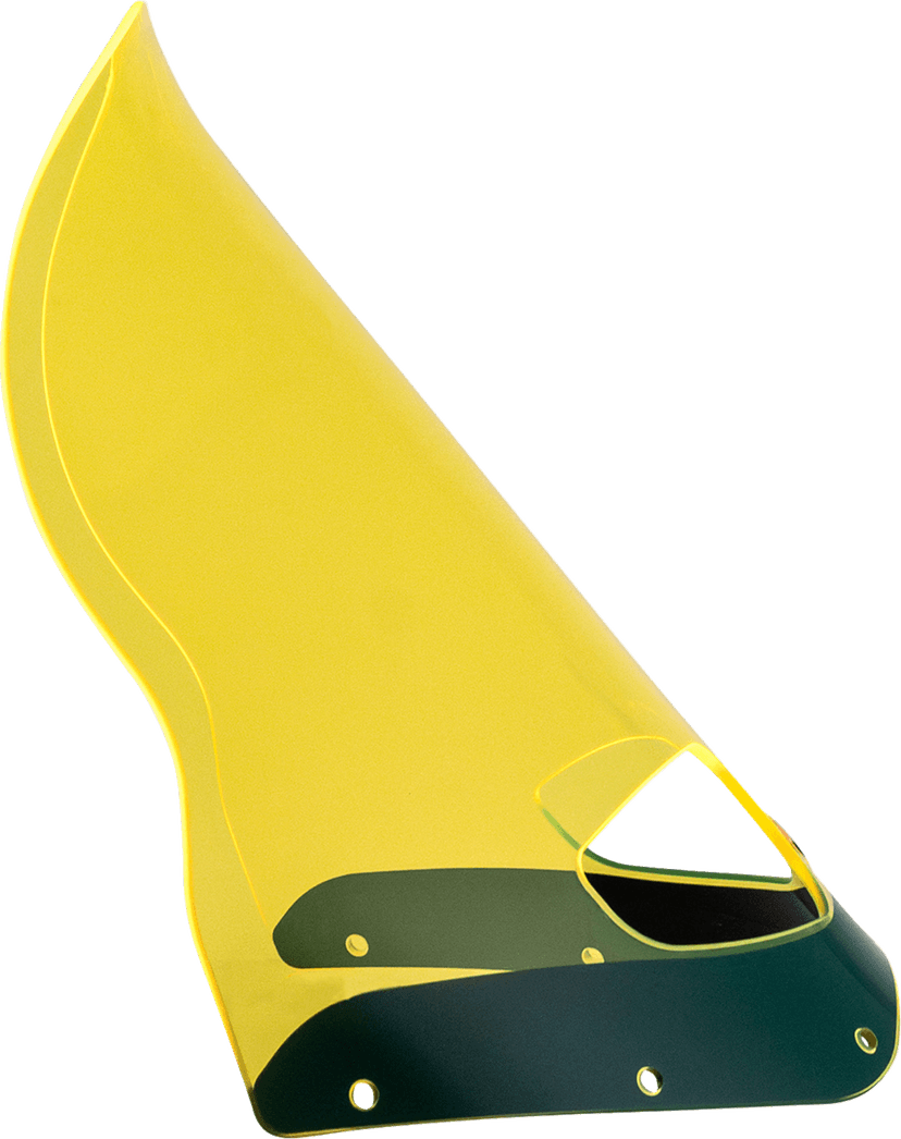 KLOCK WERKS 23101015 Ice Flare® Windshield - 15" - Yellow Ice - Road Warrior Fairing — image 1 of 4