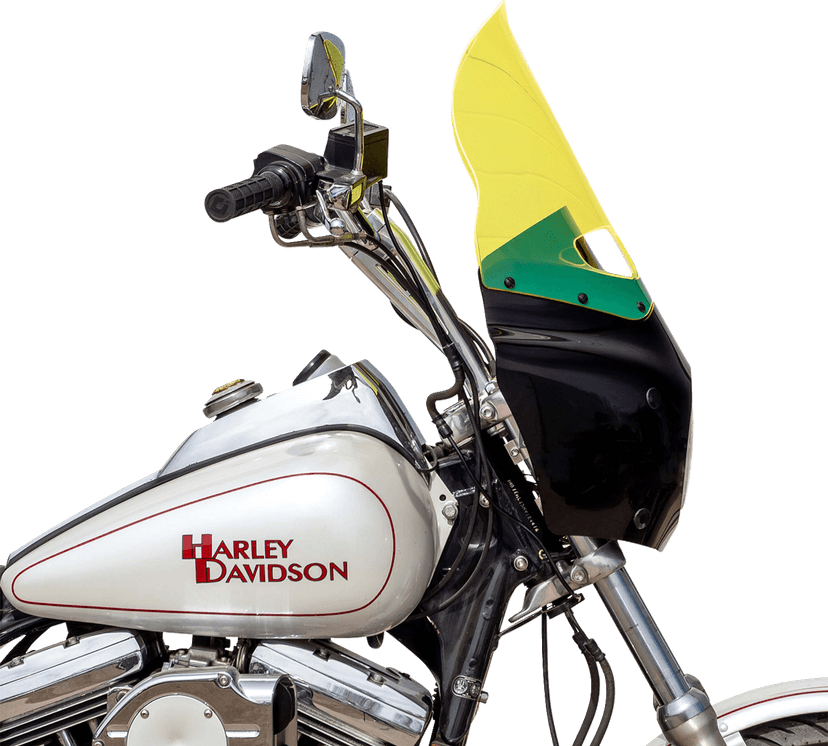 KLOCK WERKS 23101015 Ice Flare® Windshield - 15" - Yellow Ice - Road Warrior Fairing — image 4 of 4