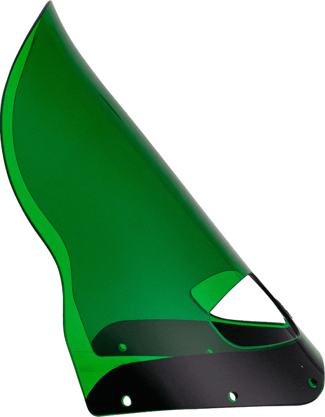 KLOCK WERKS 23101021 Windshield - Road Warrior Fairing - 15" - Green — image 1 of 4