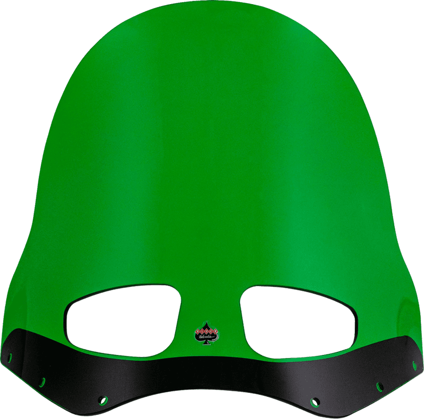 KLOCK WERKS 23101021 Windshield - Road Warrior Fairing - 15" - Green — image 2 of 4