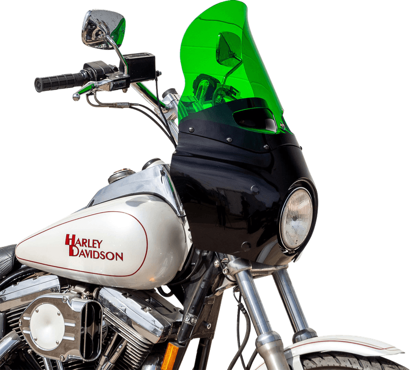 KLOCK WERKS 23101021 Windshield - Road Warrior Fairing - 15" - Green — image 3 of 4
