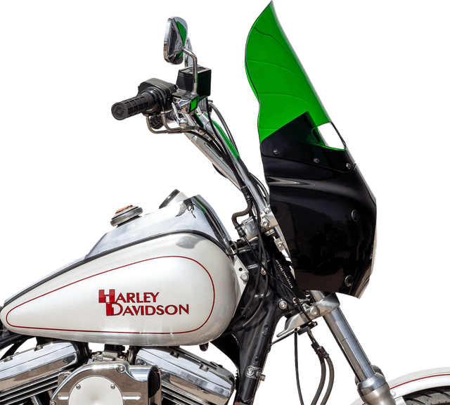 KLOCK WERKS 23101021 Windshield - Road Warrior Fairing - 15" - Green — image 4 of 4