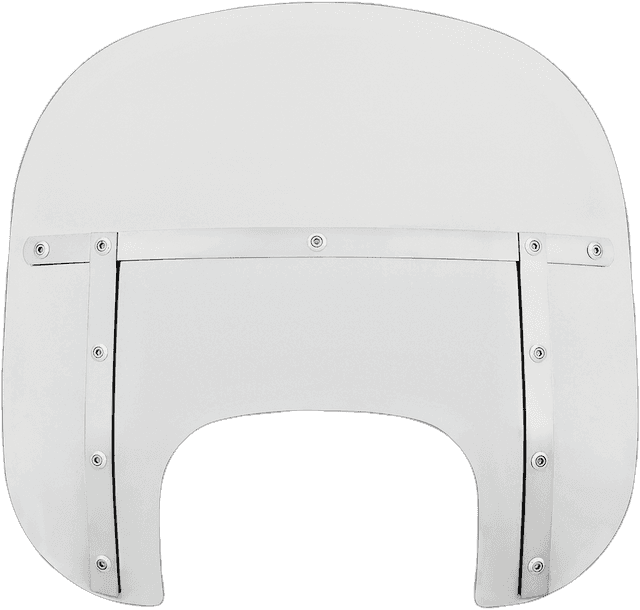 MEMPHIS SHADES 2311-0022 Fats Windshield - Clear - 13" - FLFB/S