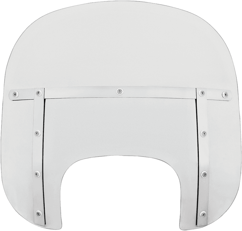 MEMPHIS SHADES 2311-0022 Fats Windshield - Clear - 13" - FLFB/S