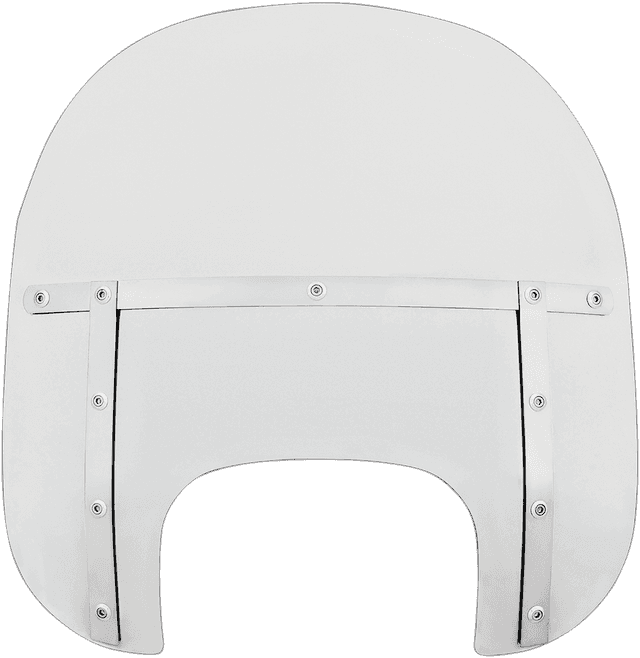 MEMPHIS SHADES 2311-0030 Fats Windshield - Clear - 15" - FLFB/S