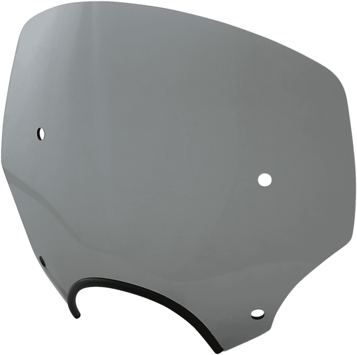 MEMPHIS SHADES 2311-0064 El Paso Windshield - 13" - 7" Headlight Cutout - Black Smoke