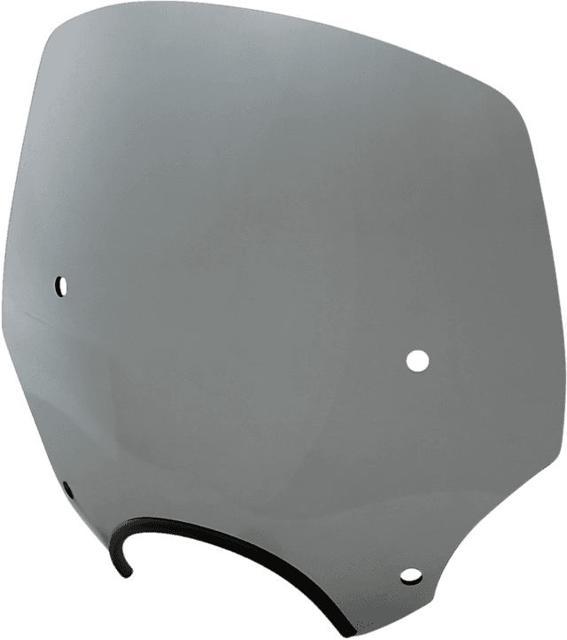 MEMPHIS SHADES 2311-0066 El Paso Windshield - 15" - 7" Headlight Cutout - Black Smoke