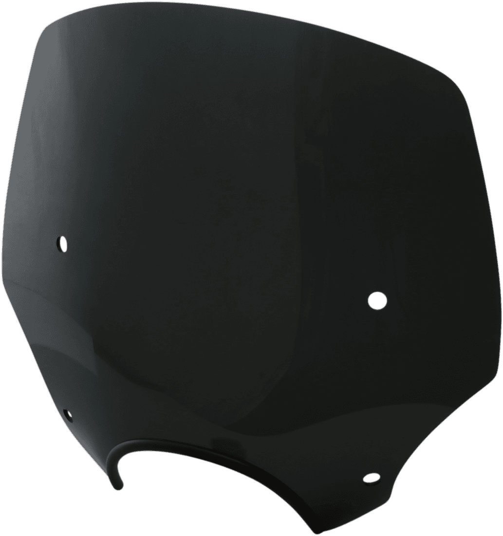 MEMPHIS SHADES 2311-0067 El Paso Windshield - 15" - 7" Headlight Cutout - Dark Black Smoke