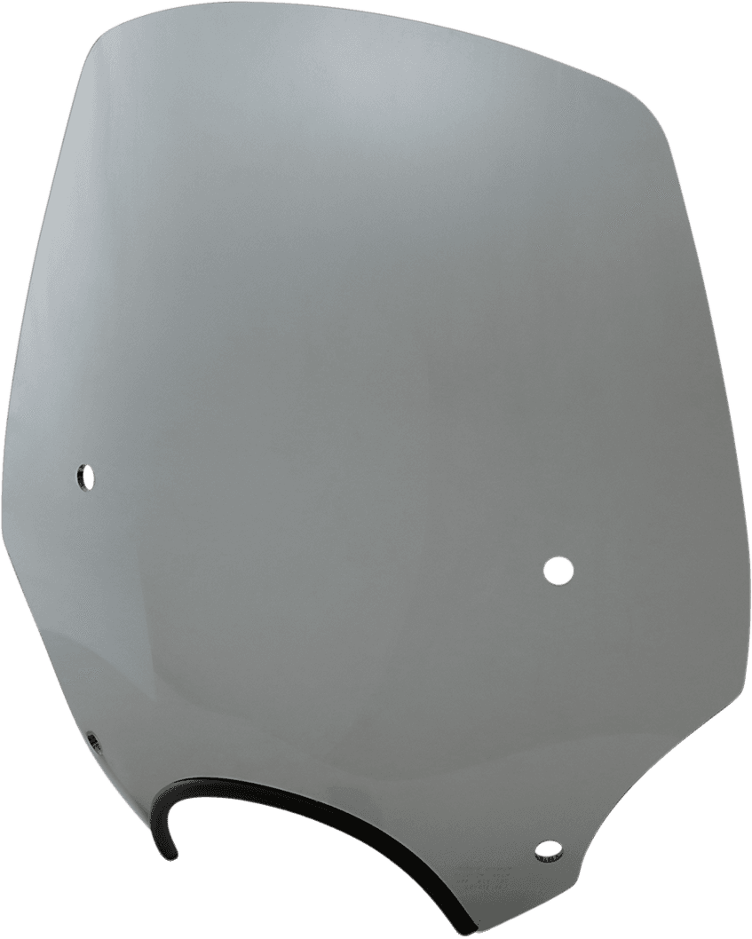 MEMPHIS SHADES 2311-0068 El Paso Windshield - 17" - 7" Headlight Cutout - Black Smoke