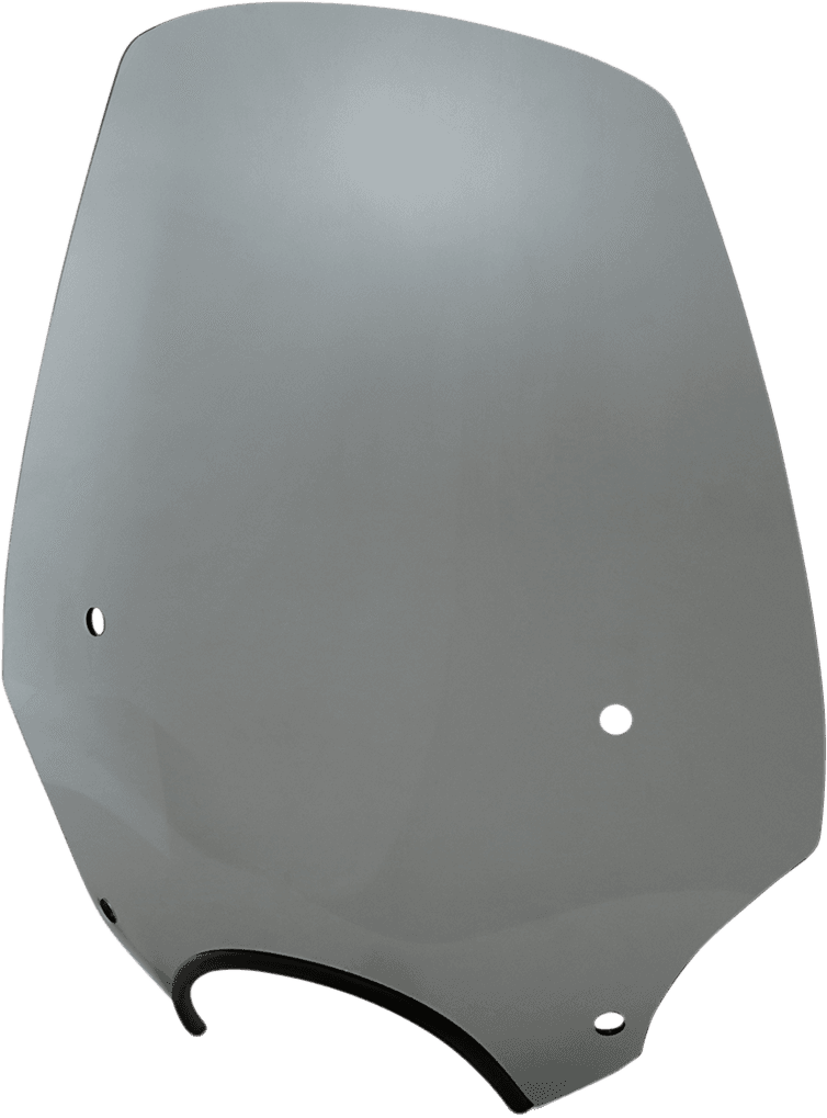 MEMPHIS SHADES 2311-0069 El Paso Windshield - 19" - 7" Headlight Cutout - Black Smoke