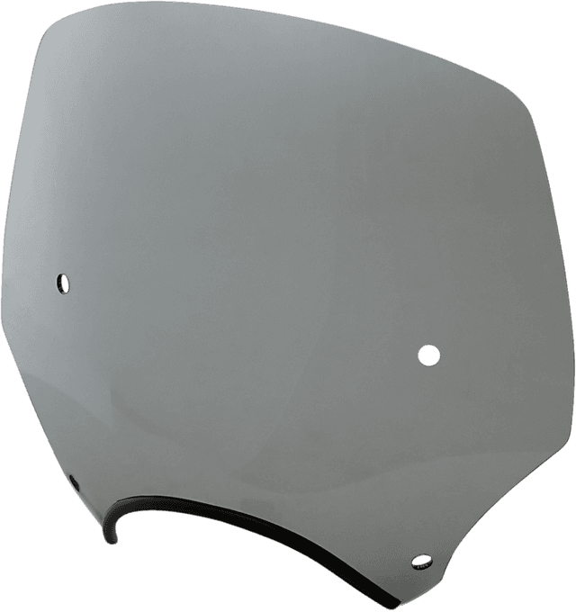 MEMPHIS SHADES 2311-0076 El Paso Windshield - 15" - 9" Headlight Cutout - Black Smoke