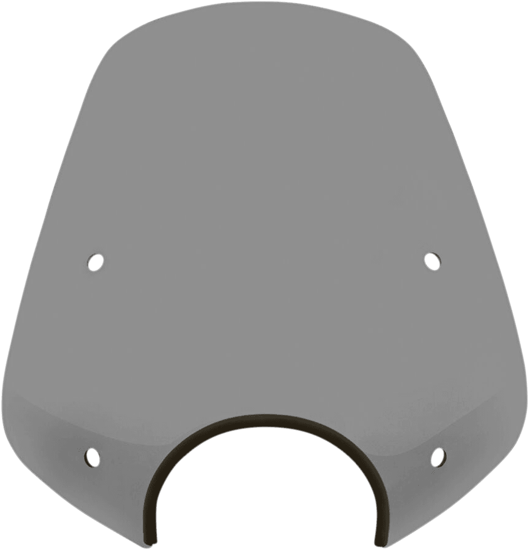 MEMPHIS SHADES 2311-0086 Del Rio Windshield - Black Smoke