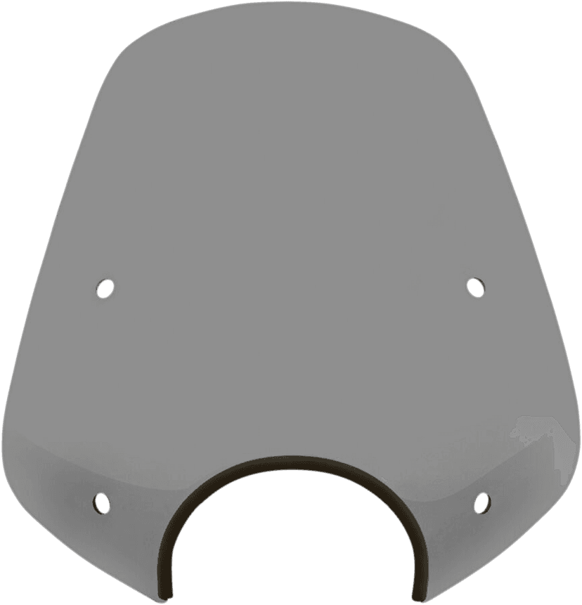 MEMPHIS SHADES 2311-0086 Del Rio Windshield - Black Smoke