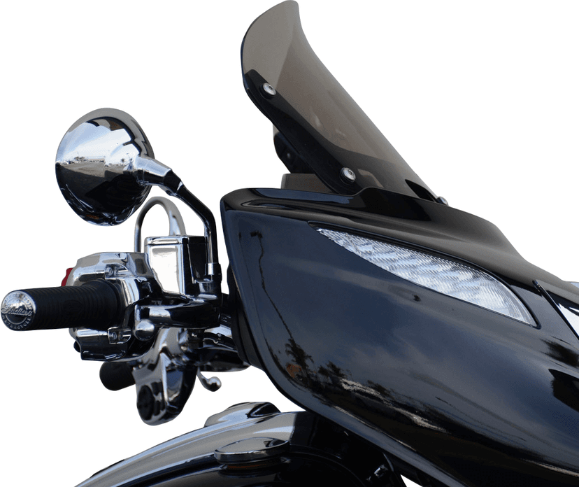 WIND VEST 2312-0371 Windshield - Dark Smoke - 10" - Indian — image 2 of 2