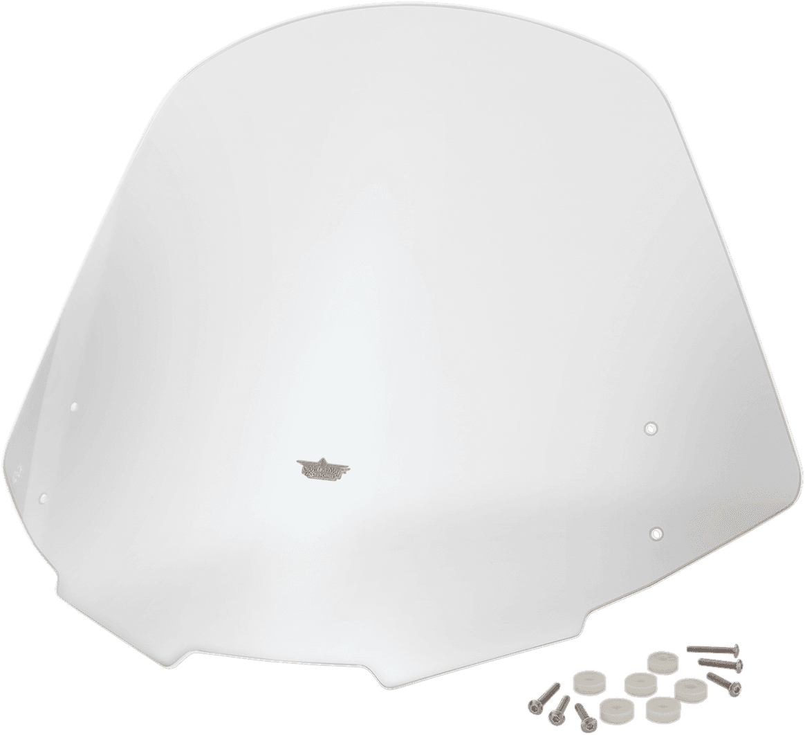 SHOW CHROME 2312-0402 Windshield - Clear - Spyder
