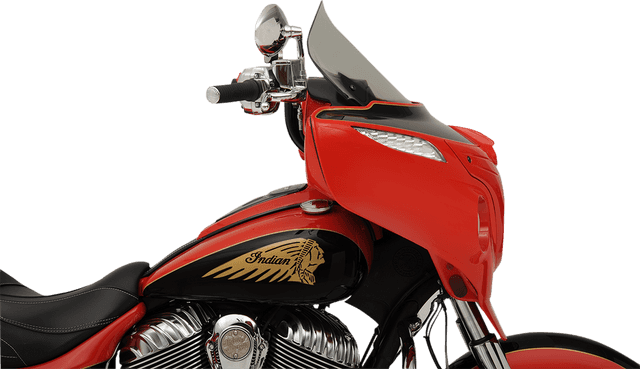 KLOCK WERKS 2312-0480 Flare® Windshield - 14" - Tall - Tinted - '14-'25 Indian — image 1 of 2