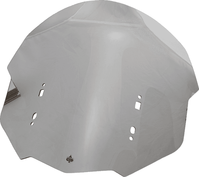 KLOCK WERKS 2312-0489 Flare® Windshield - 20-1/4" - Clear - '18-'25 Gold Wing