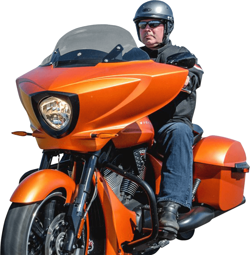 KLOCK WERKS 2312-0508 Flare® Windshield - 11" - Tinted - '10-'17 Victory — image 2 of 2