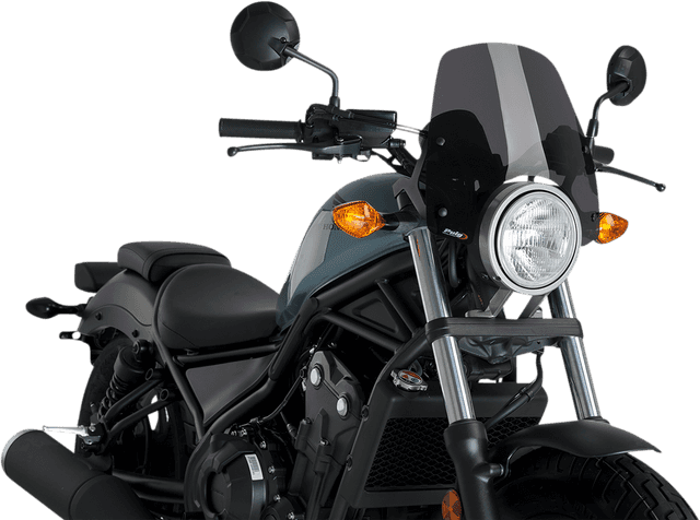 PUIG HI-TECH PARTS 2312-0532 New Generation Windscreen - Dark Smoke - Rebel