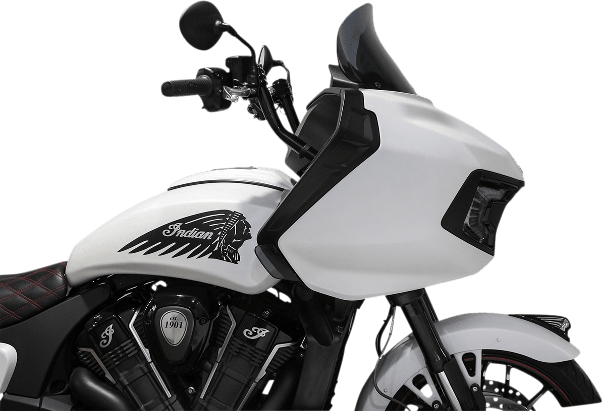 KLOCK WERKS 2312-0836 Flare® Windshield - 11" - Dark Smoke - '20-'25 Indian
