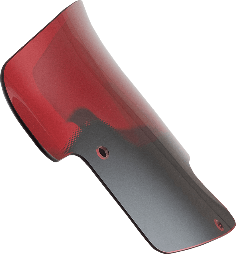 KLOCK WERKS 2312-1088 Kolor Flare™ Windshield - 8" - Red - Indian — image 2 of 2