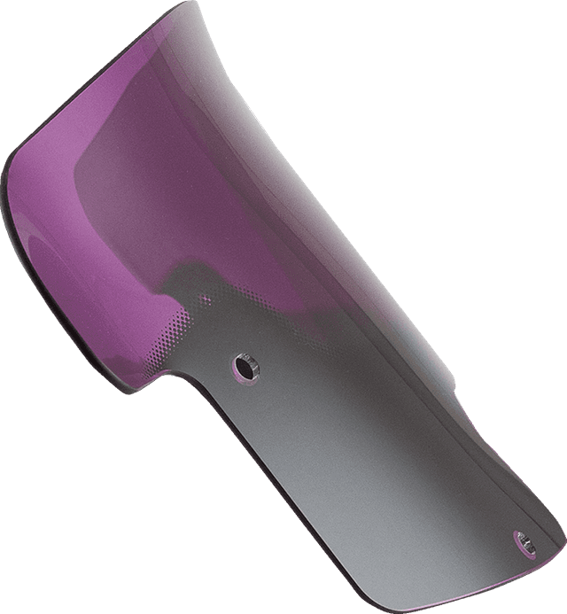 KLOCK WERKS 2312-1090 Kolor Flare™ Windshield - 8" - Purple - Indian — image 2 of 2