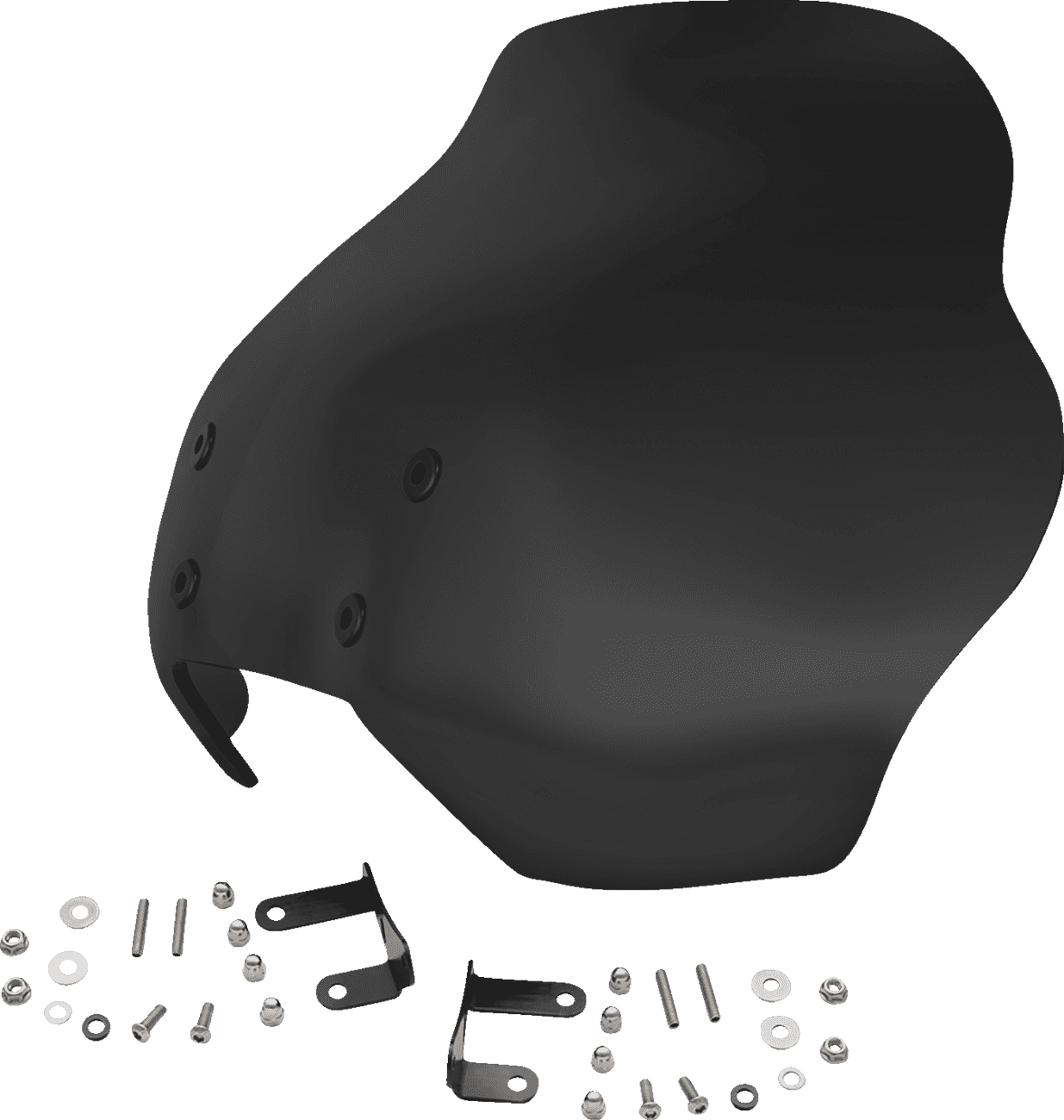 SHOW CHROME 2312-1092 Covert Windshield - Dark Opaque - Ryker