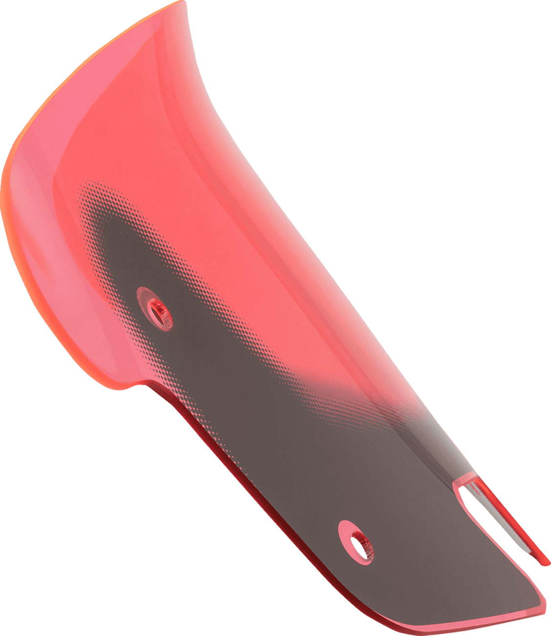 KLOCK WERKS 2312-1245 Ice Flare® Windshield - 10" - Pink Ice - '14-'26 Indian