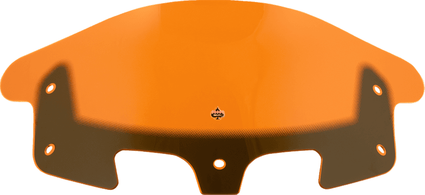 KLOCK WERKS 2312-1246 Ice Flare® Windshield - 10" - Orange Ice - '14-'26 Indian — image 2 of 5