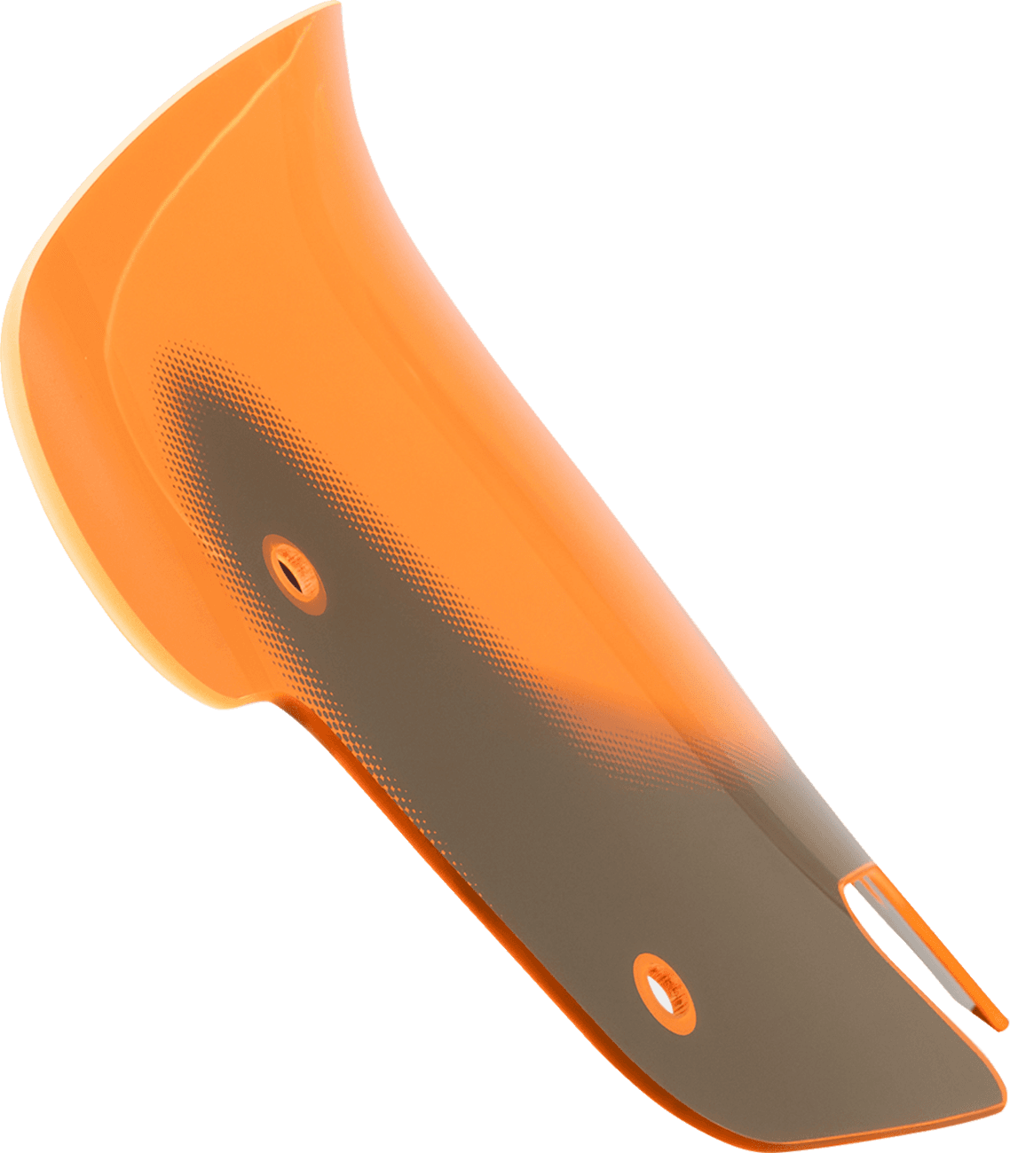 KLOCK WERKS 2312-1246 Ice Flare® Windshield - 10" - Orange Ice - '14-'26 Indian