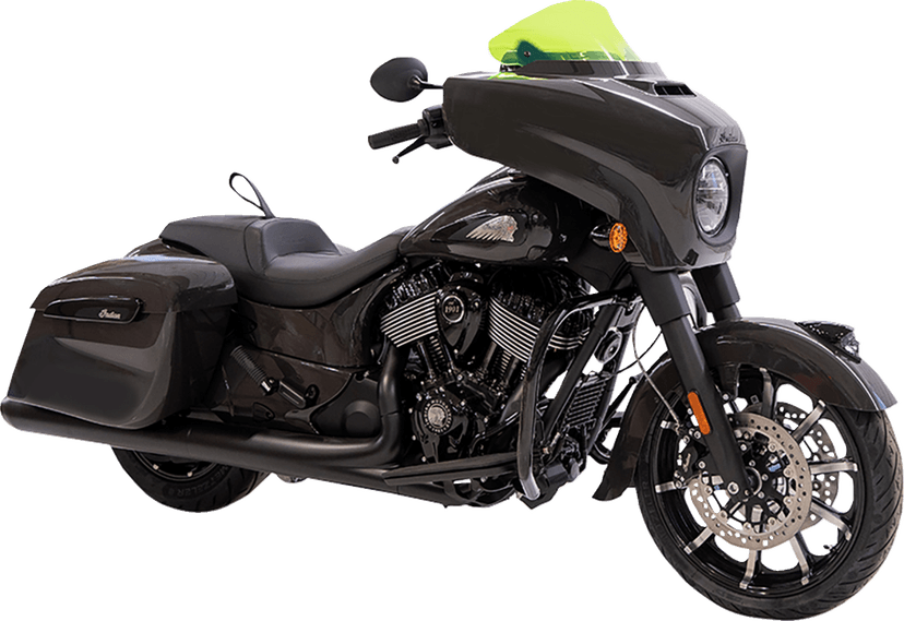 KLOCK WERKS 2312-1248 Ice Flare® Windshield - 10" - Green Ice - '14-'26 Indian — image 3 of 5