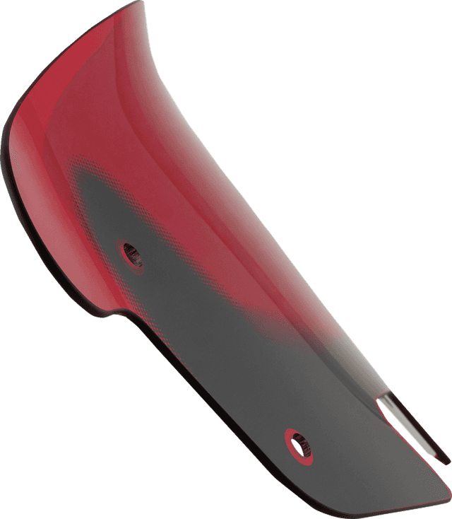 KLOCK WERKS 2312-1250 Kolor Flare® Windshield - 10" - Red - '14-'26 Indian — image 1 of 5