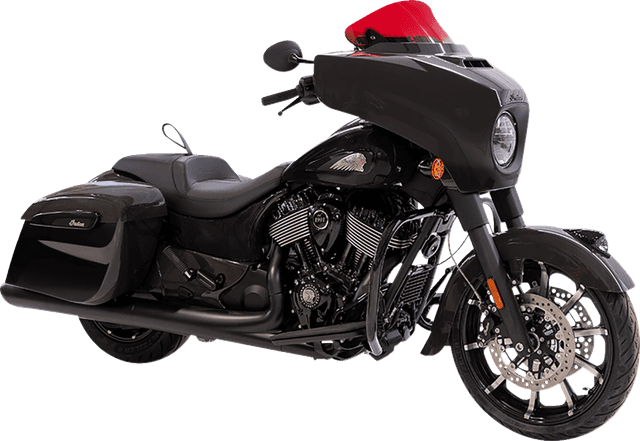 KLOCK WERKS 2312-1250 Kolor Flare® Windshield - 10" - Red - '14-'26 Indian — image 5 of 5