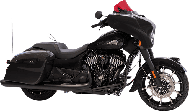 KLOCK WERKS 2312-1250 Kolor Flare® Windshield - 10" - Red - '14-'26 Indian — image 4 of 5