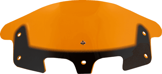 KLOCK WERKS 2312-1251 Kolor Flare® Windshield - 10" - Orange - '14-'26 Indian — image 2 of 5