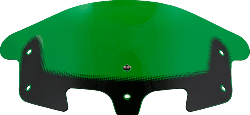 KLOCK WERKS 2312-1253 Kolor Flare® Windshield - 10" - Green - '14-'26 Indian — image 2 of 5